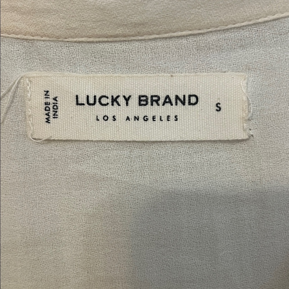 Lucky Brand Soft Beige Blouse